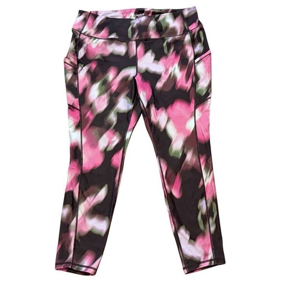 Torrid Black & Pink Full-Length Side Pocket Active Legging size 3 3XL - Picture 5 of 15